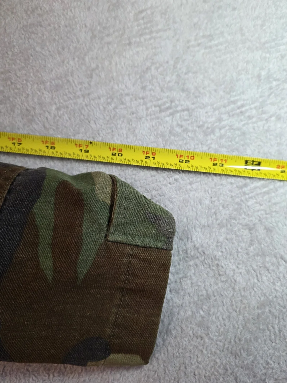 US Military Woodland Camo BDU Combat Coat Small Short